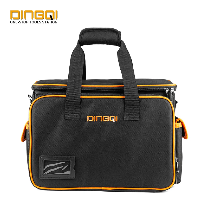  DINGQI портативный 600D полиэстер оптовая продажа Индивидуальная профессиональная сумка для хранения инструментов