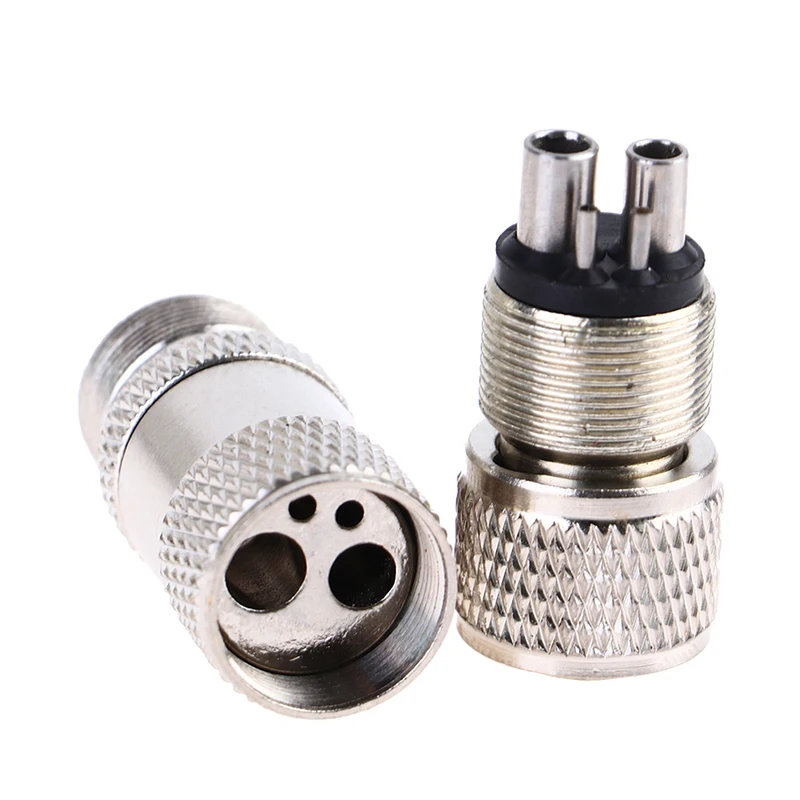 Dental replacement connector Turbine Handpiece Adaptor 2/4Holes Motor Convertor Conversion Connector For Dentistry Tools
