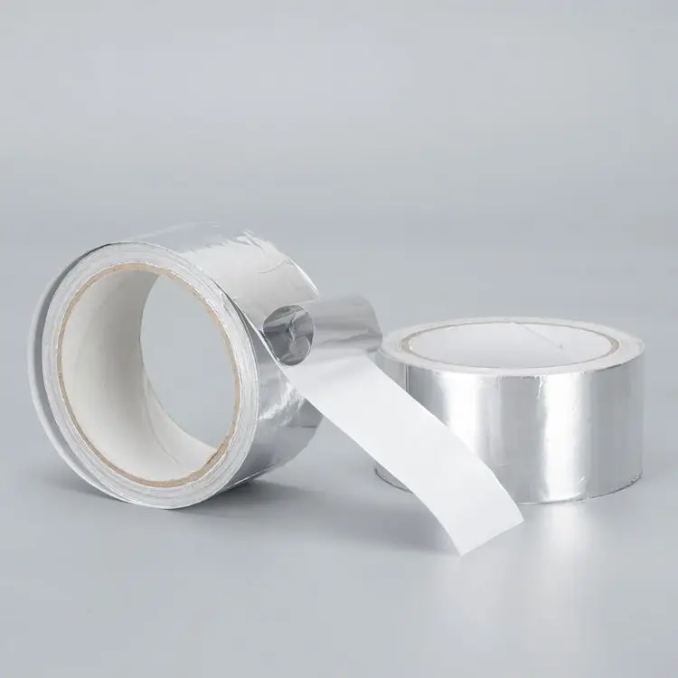 Silver Aluminium Foil Mylar 50Mm Aluminum Metallic Exhaust Repair Tape