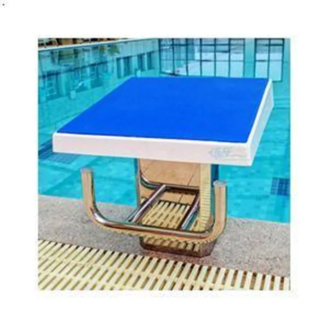 Swimming pool starting block standard swimming pool competition diving platform 304 stainless steel competitive jumping platform