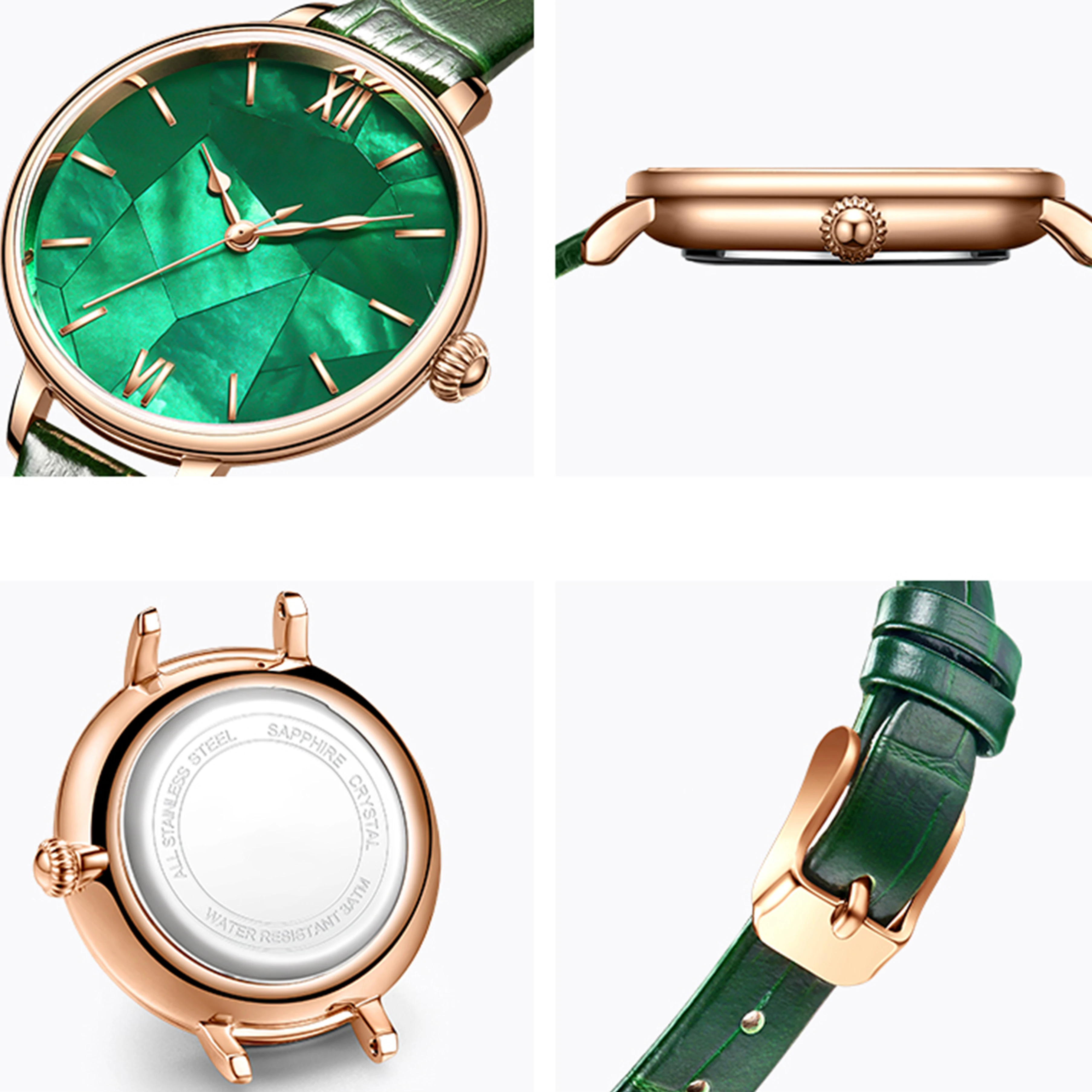 2021 New Design Ladies Pearl Watches Quartz Water Resistant Luxury Custom Logo Quartz Watch Woman