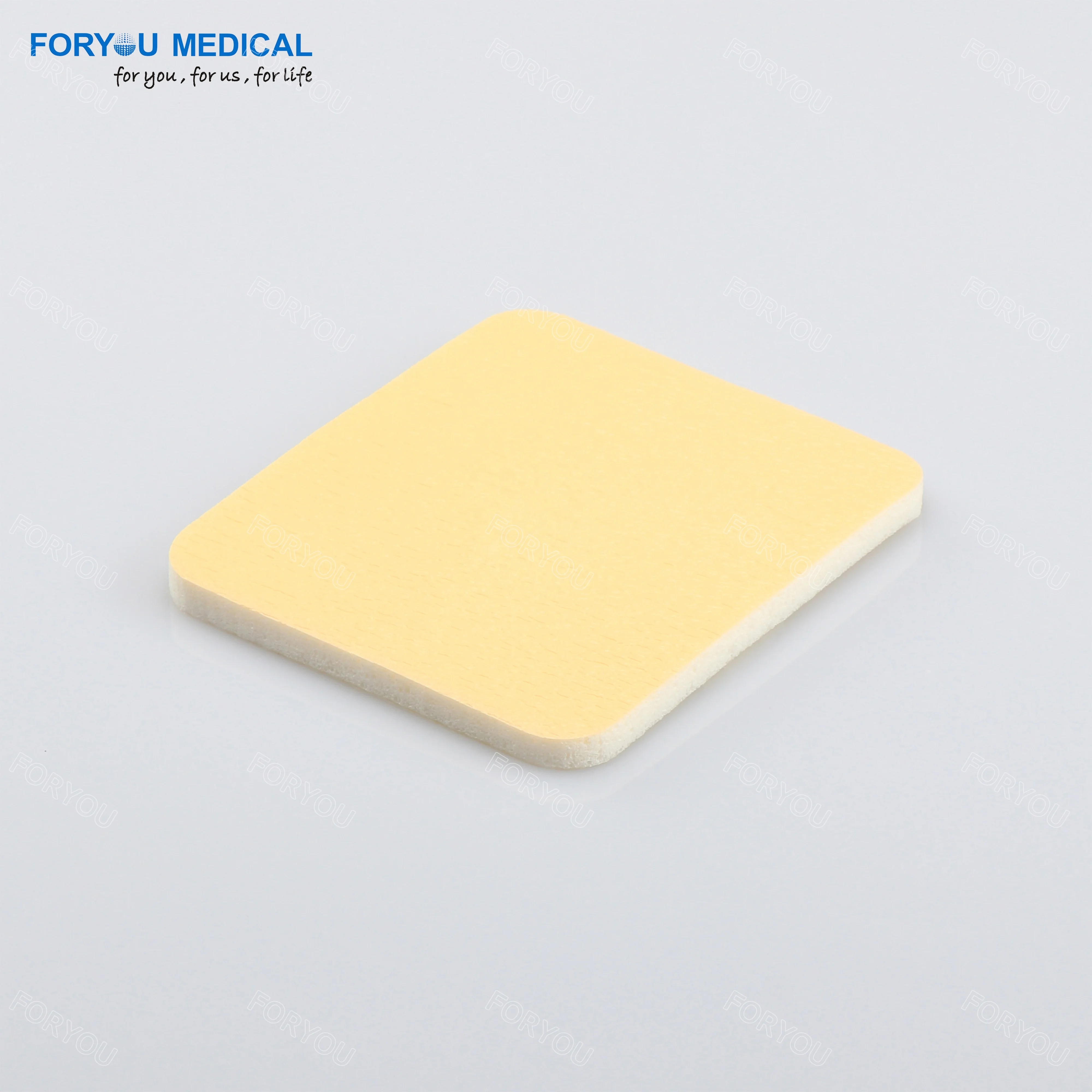 medical wound dressing coated PU film Foam dressing hospital clinics use