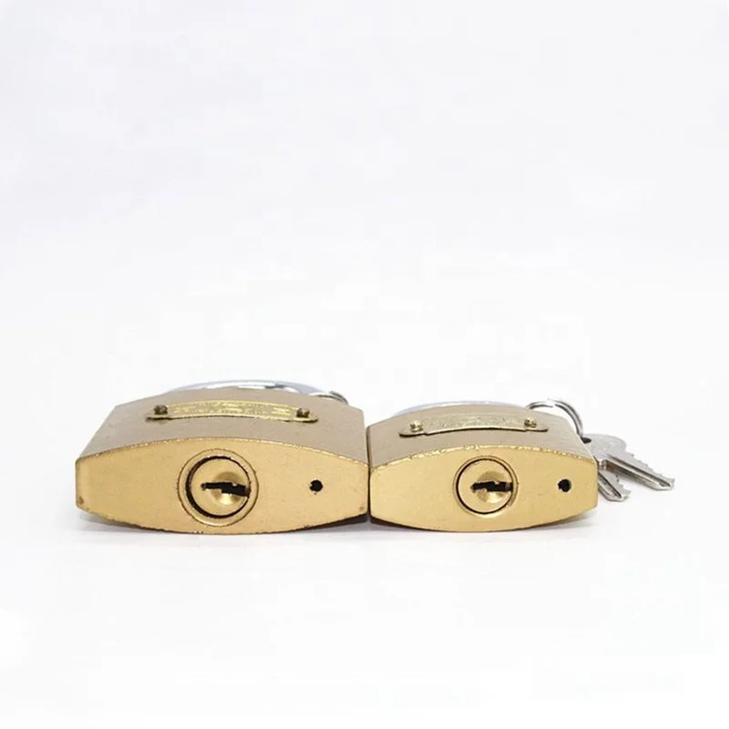 canyu lock factory cheap price imitate brass padlock Hot sale products door lock big small size padlock 32mm yellow lock