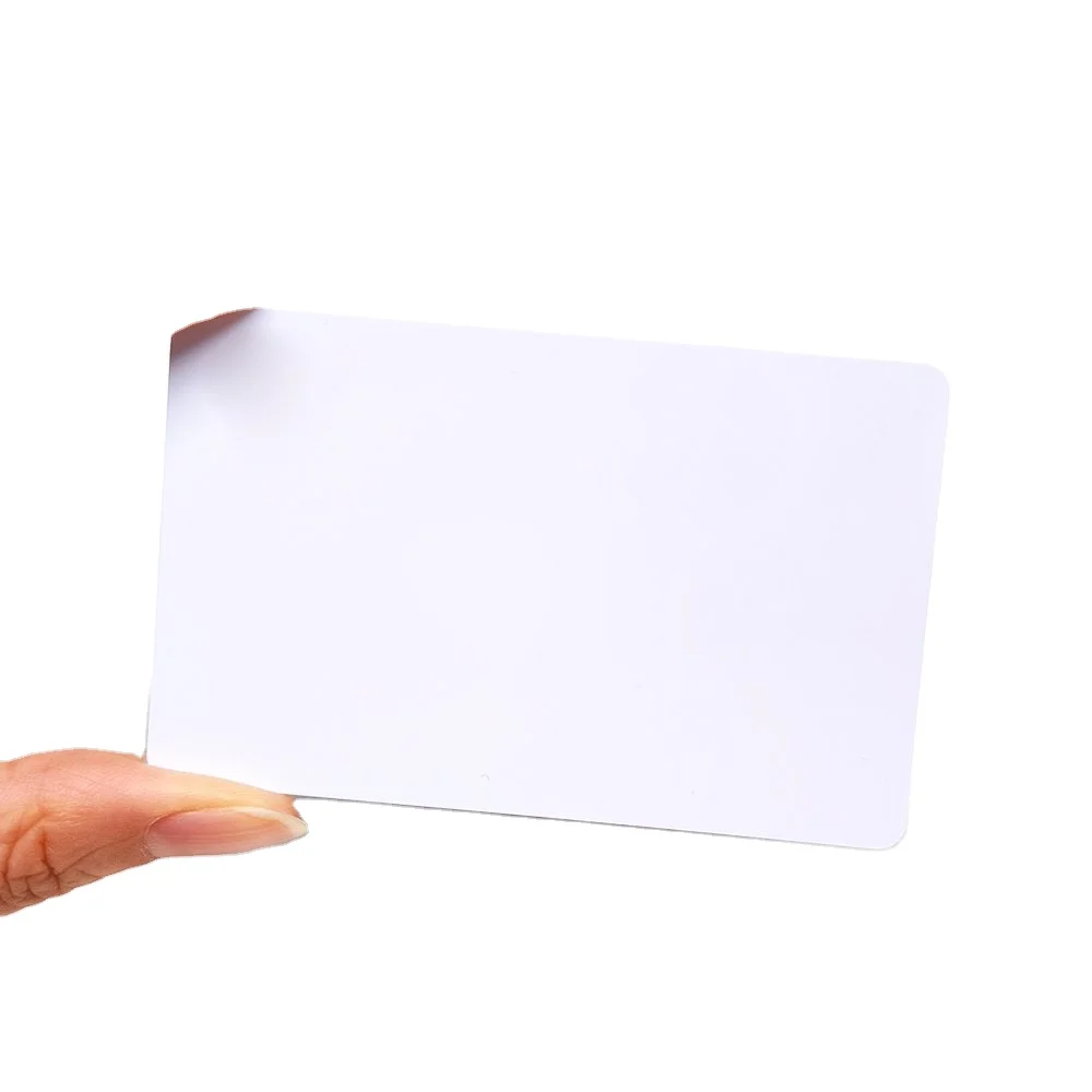 MIFARE Classic 4K  Blank Glossy White PVC Card  High Quality Plastic Card for Access Control