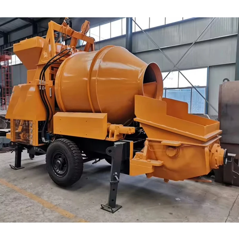 Mobile Cement Mixers Mini Self-mixing Drum for Concrete Supply Concrete Machinery Concrete Mixer Pump