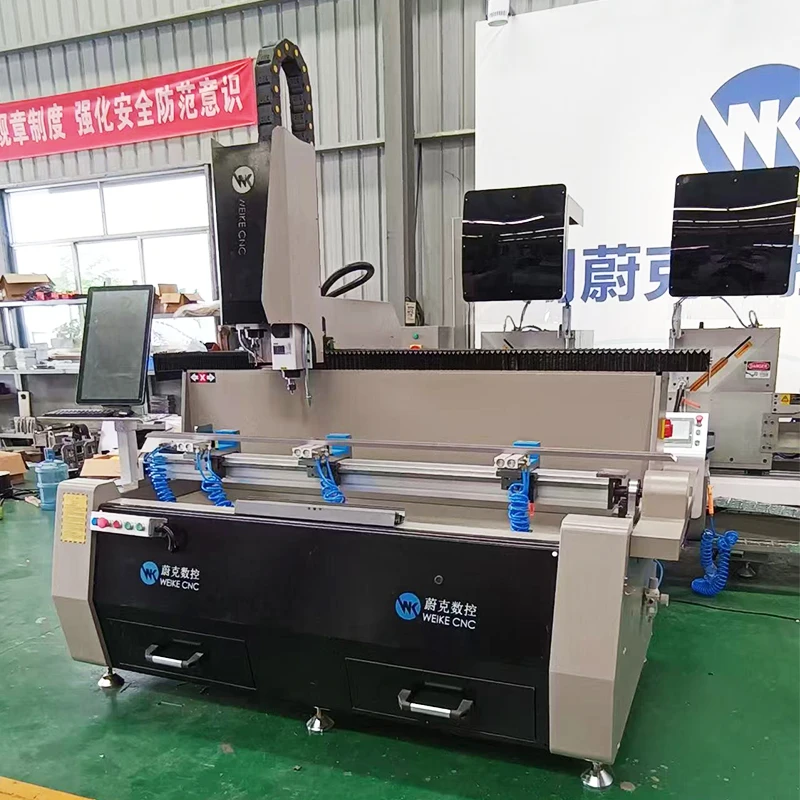 Прямая Продажа с фабрики ЧПУ 1500 мм высокоэффективный сверлильный станок двойной головкой используемый для Win-door алюминиевого профиля