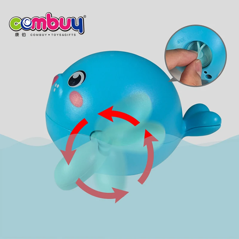 Duck baby bath play swimming cute animal plastic wind up toy