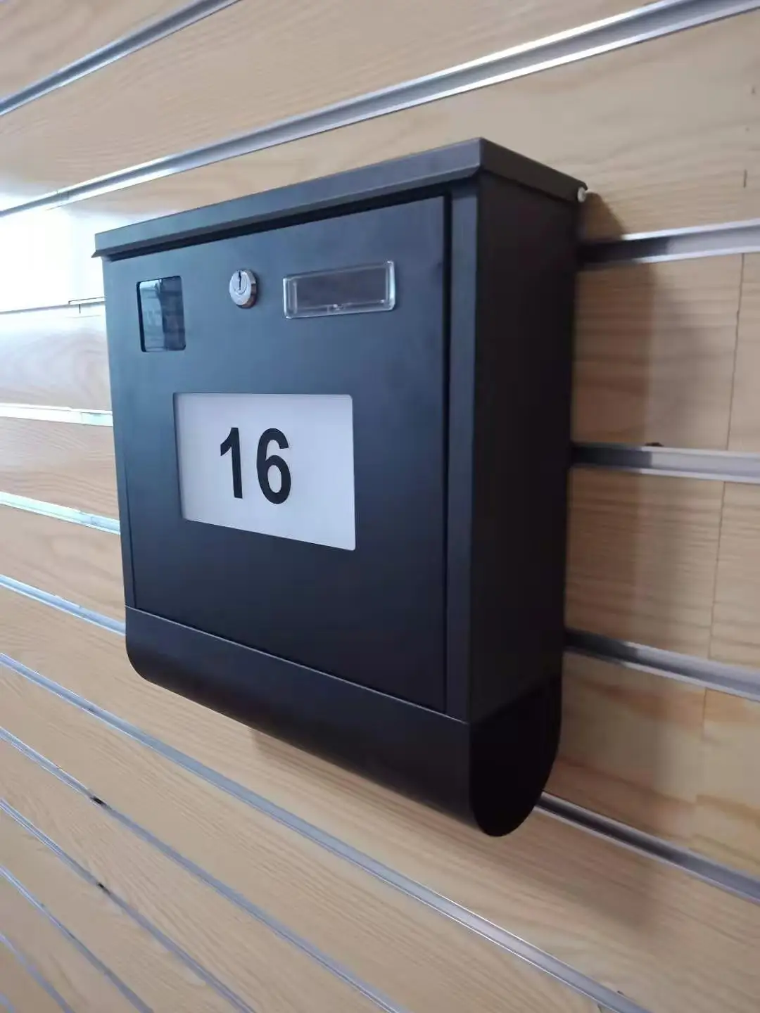 OEM galvanized steel High Quality solar Mailbox Postbox Residential wall mounted outdoor mailbox