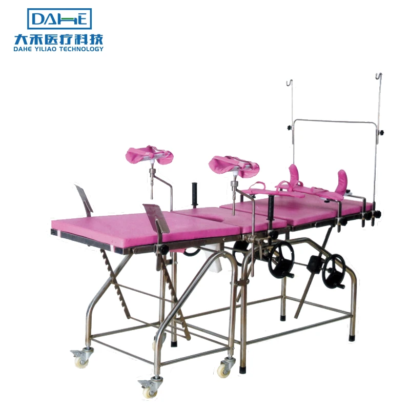 
YGM A88 High quality hospital hydraulic Manual gynecological delivery bed price obstetric delivery beds 