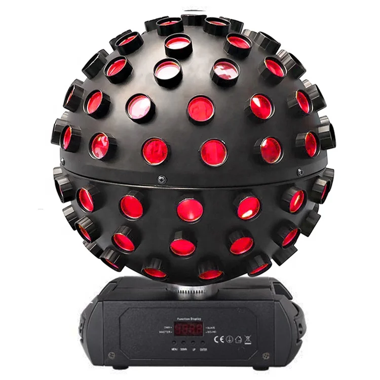 Grace 18W RGBWA+UV 6in1 Super Big Dj Club Stage Light LED Magic Disco Ball Moving Head Lights