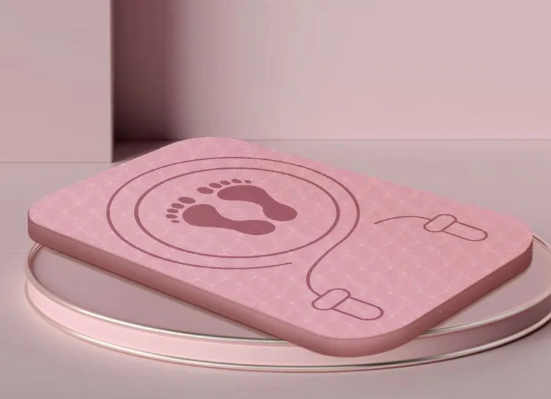 Pink sweat absorption PU thick yoga mat for children crawling fitness dance mat manufacturers wholesale oversized