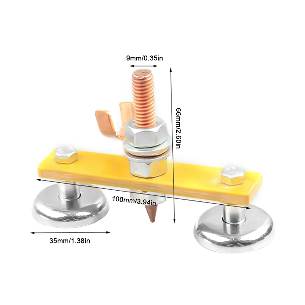 Single Double Head Welding Magnet MagneticFix Ground Clamp Strong Magnetic Support for Electric Welding Ground clamp holder tool