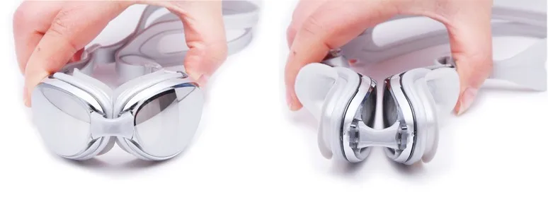 2022 HD Coated Lenses Anti-Fog Swimming Glasses Eye Protection Anti UV Comfortable Silicone Polarized Swimming Goggles