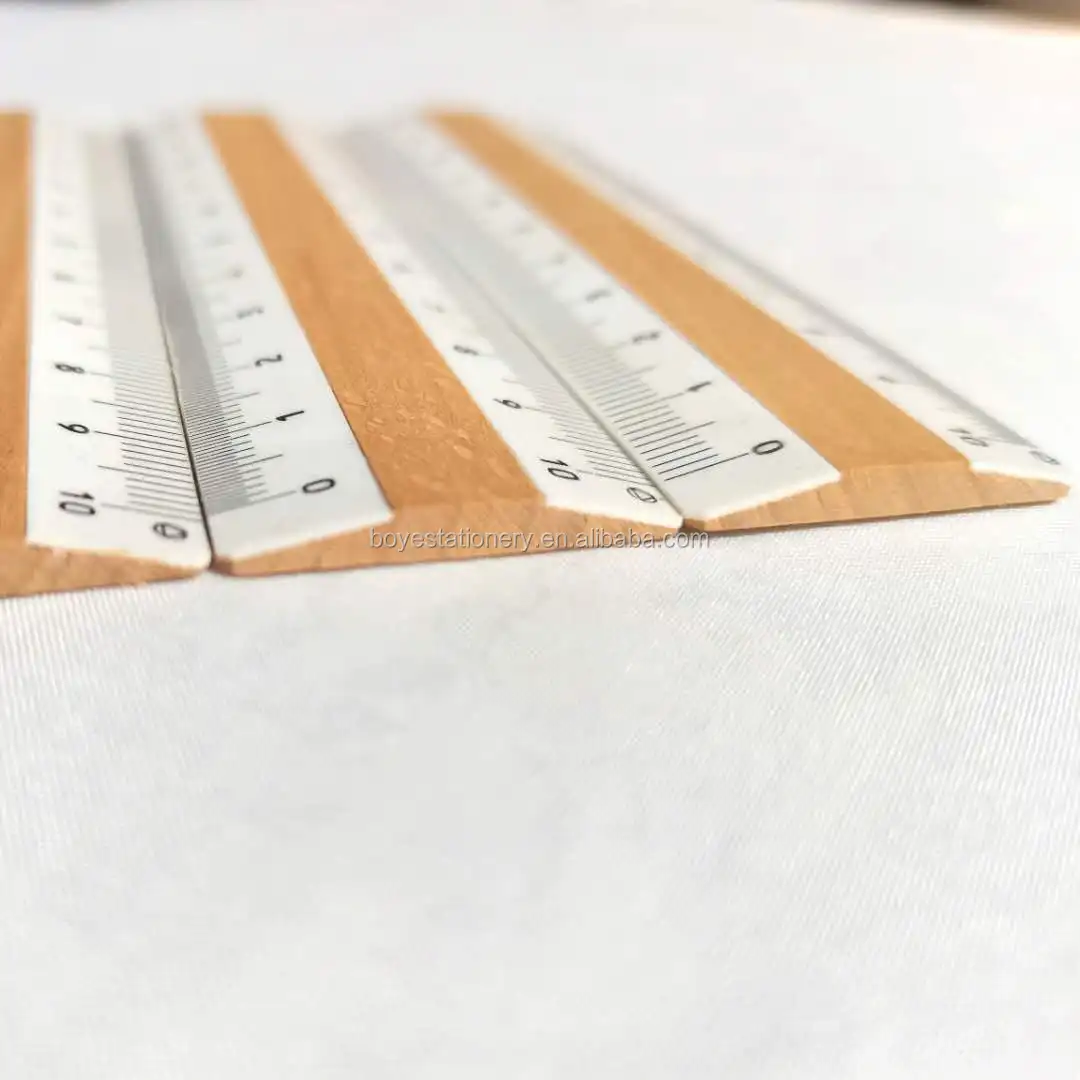 Promotion Cute Painted 10cm Wooden Kids Mini Ruler Cartoon ruler for Kids 15cm Wooden Ruler