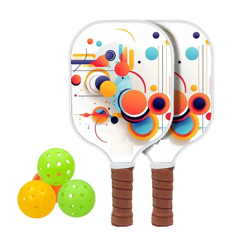 Fiberglass Pickleball Racquet Set Honeycomb Panel Training Pickleball Paddle