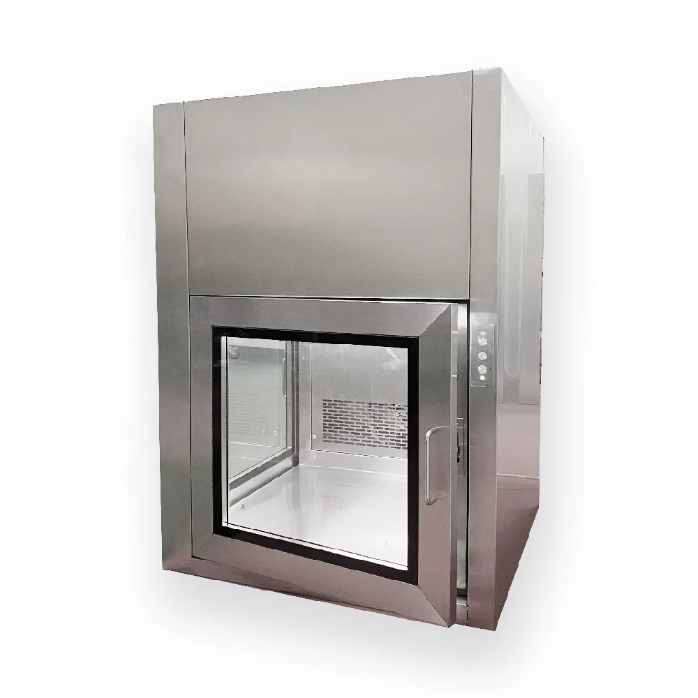 Индивидуальная нержавеющая сталь статическая воздушная душевая Проходная коробка интерлокировка трансмиссионного окна для чистых помещений новое состояние