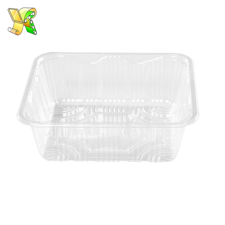 
Disposable Plastic Food Tray Food Compartment Tray Fruit Box 