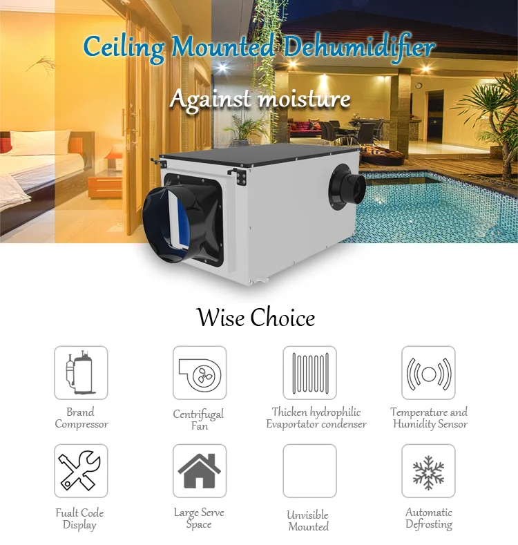 110v 60hz 100 pints commerical dehumidifier for greenhouse