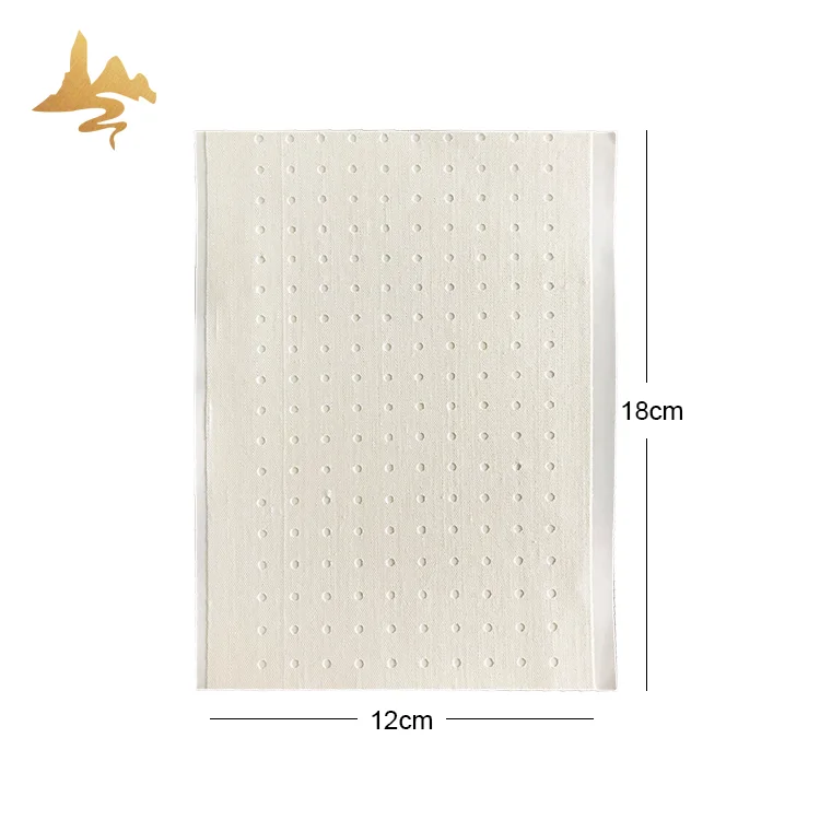 Factory Wholesale Herbal Ginger Hot Chili Patch Waterproof White Cotton Fabric Heat Capsicum Plaster For Pain Relief