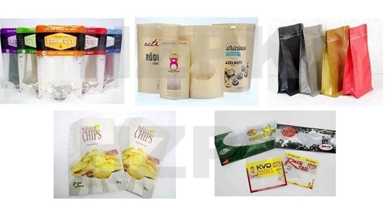 
HZPK FR-770 electronic continuous band food aluminum foil plastic paper bag pouch heat sealing machine manufacturer 