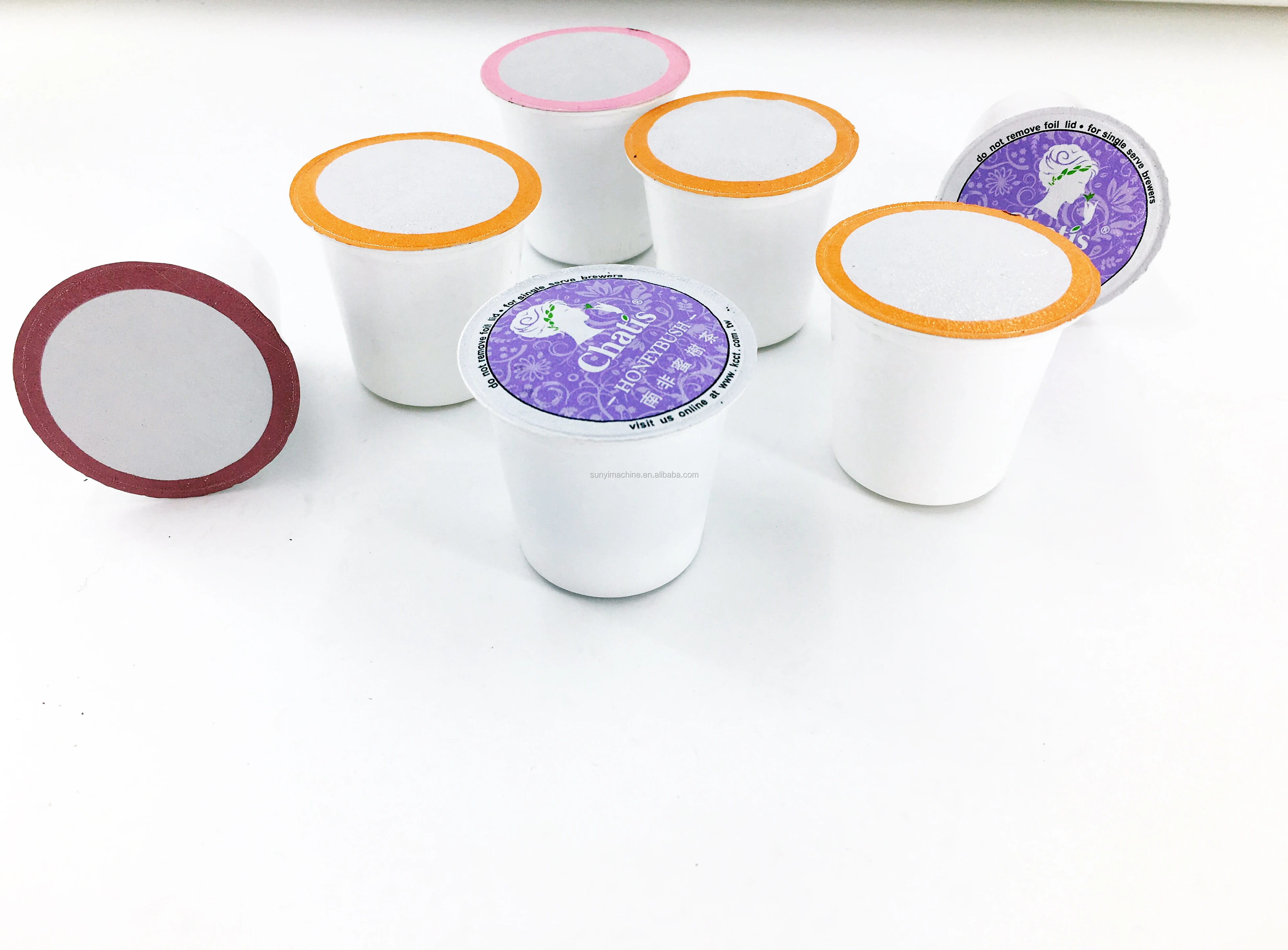 Pre-assembled recyclable empty k cups coffee makers universal kcups keurig filter 2.0 Empty Kcup