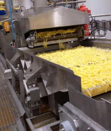 304 Stainless Steel Automatic Small Potato Powder Chips Machine Making