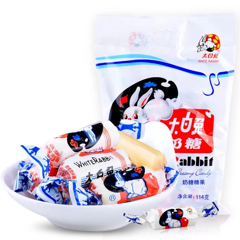White Rabbit Creamy Candy Chinese Famous Sweet Milk Candy 114G