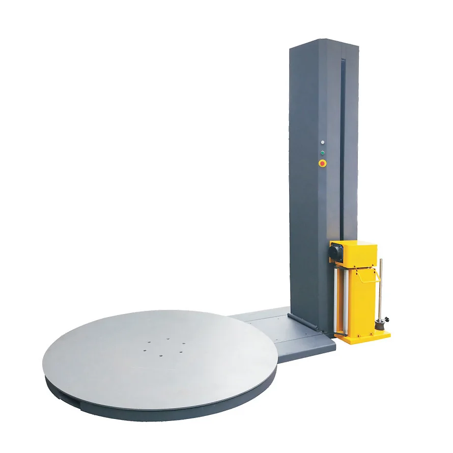 Automatic Pallet Wrapping Machine with Film-cutting function 300% pre-stretch and CE certificate automatic stretch wrapper