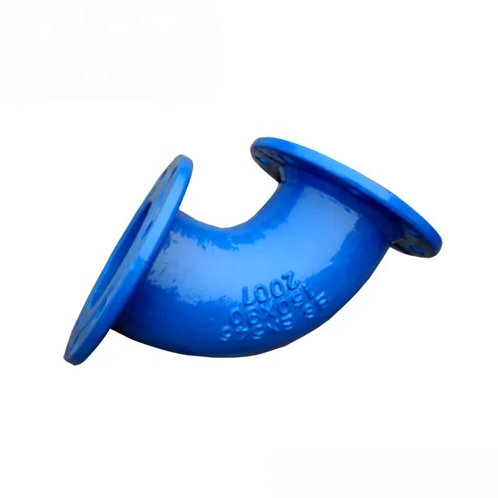 EN 545 DI flanged FBE ductile cast iron pipe fitting price