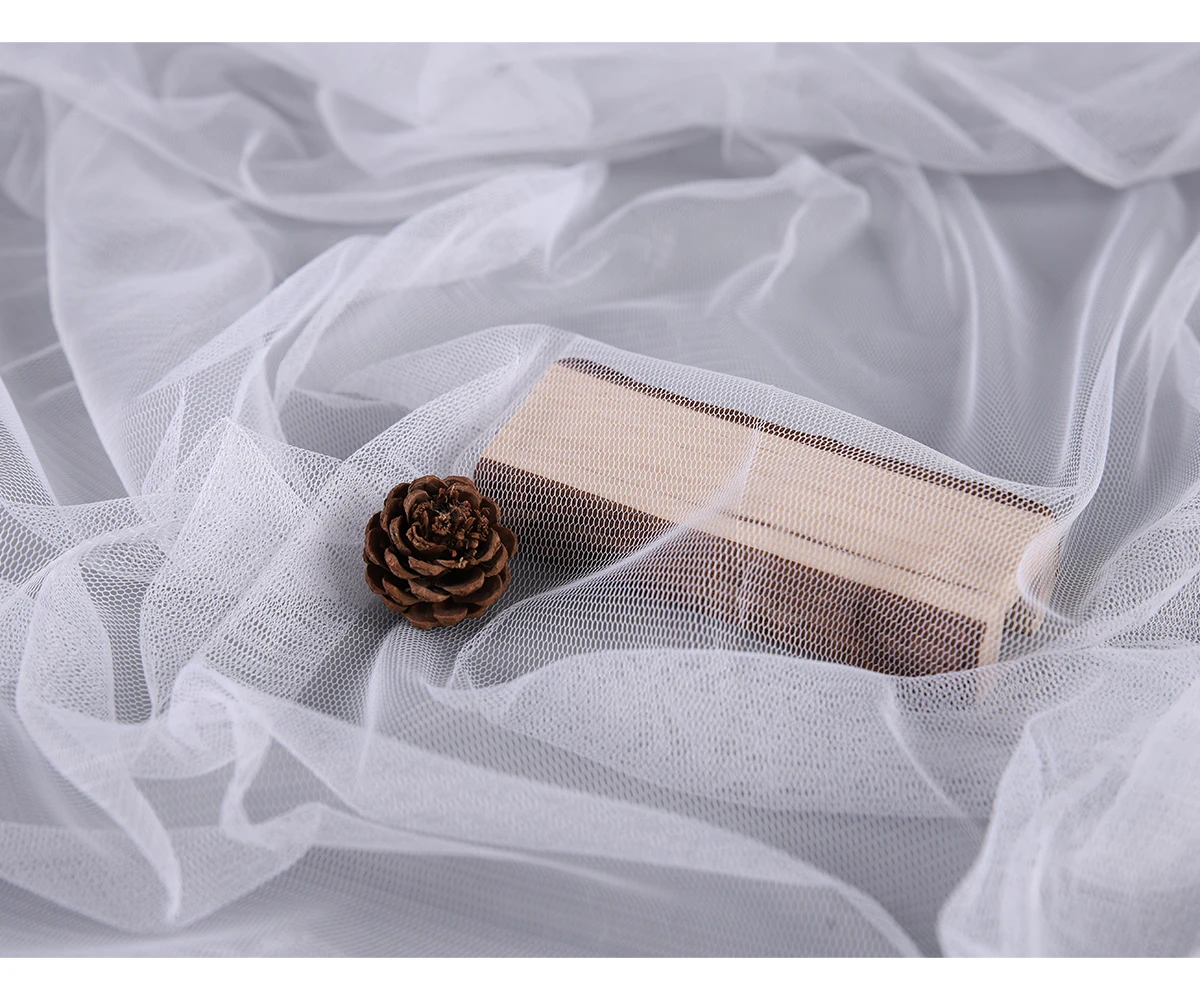 Transparent Plain Mesh Material Good Elasticity Mosquito Netting Garden Protect Insect Bird Barrier Net Mesh Fabric