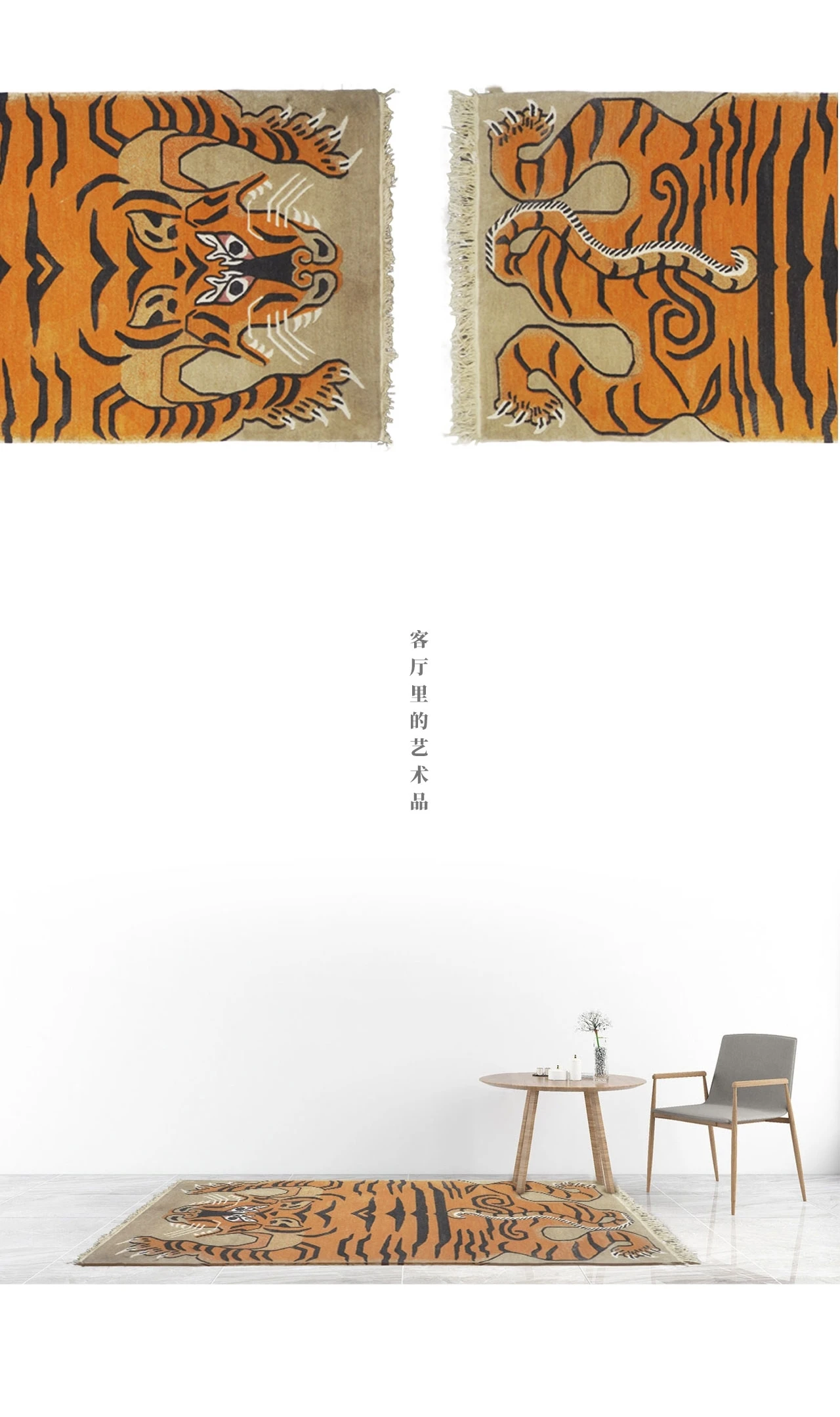 2022 Hot Sale New Design Traditional Luxury Wool Tibetan Carpet Anti slip Rectangle Carpet