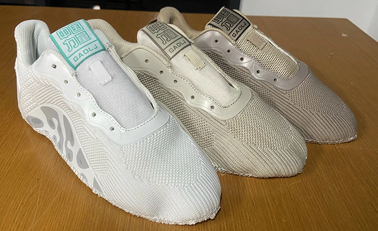 Factory Made Shoe Upper Zipper Pvc Uppers Mesh Fabric For Sports Shoes