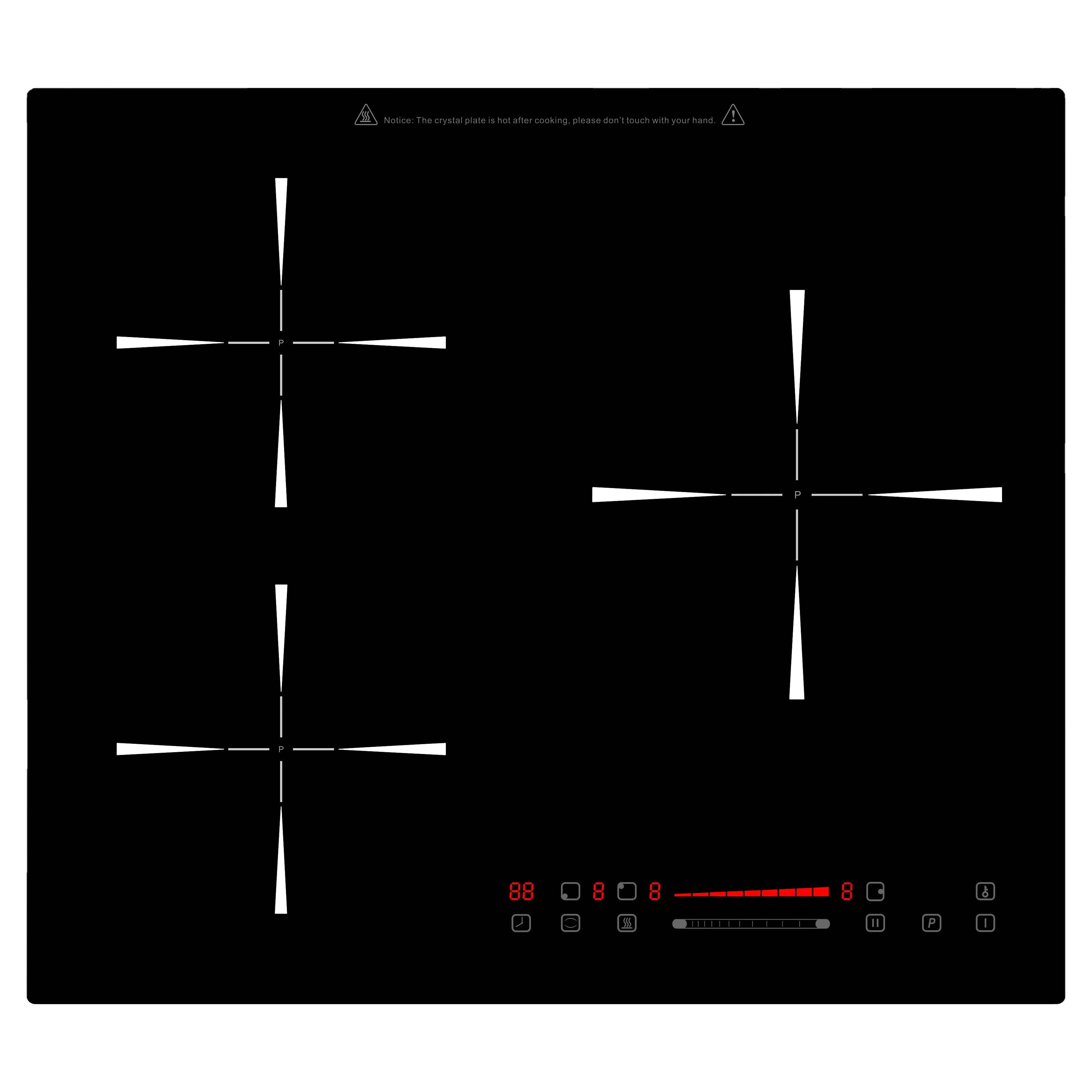 Zhongshan Kitchen Electric Induction Cooker Manufacturer Magnetic Infrared Built In Induction Hob