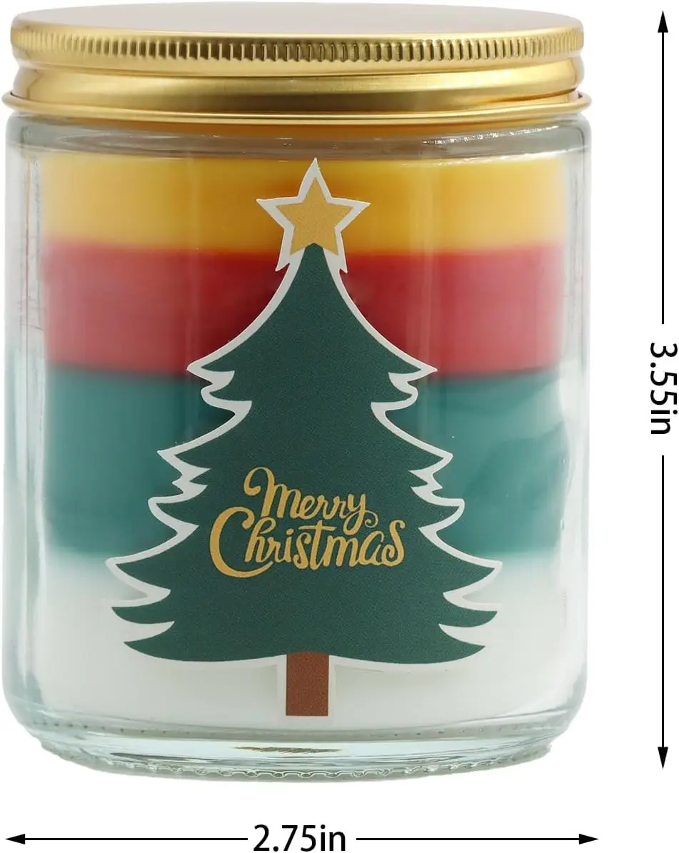 Wanhua Natural Soy Wax Pine Scented Candles Aromatherapy Candle for Home Scented