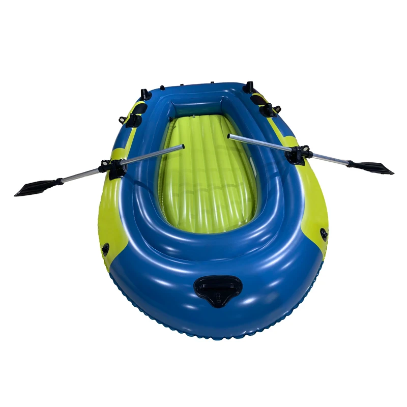 Customized Quality PVC Strips Inflatable Fishing Boat 3.3m Air Floor Boats for