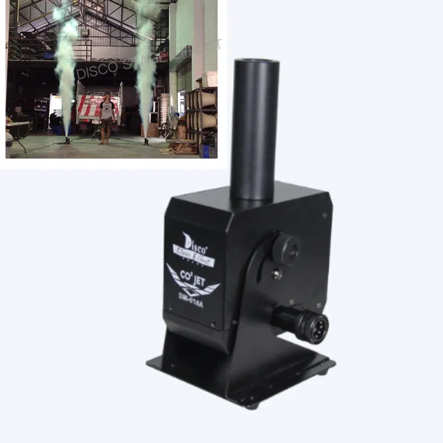 DMX программируемый co2 cyro струйный станок dj magicfx Танк струи дымовая пушка колонна maquina со светодиодными огнями спецсценический