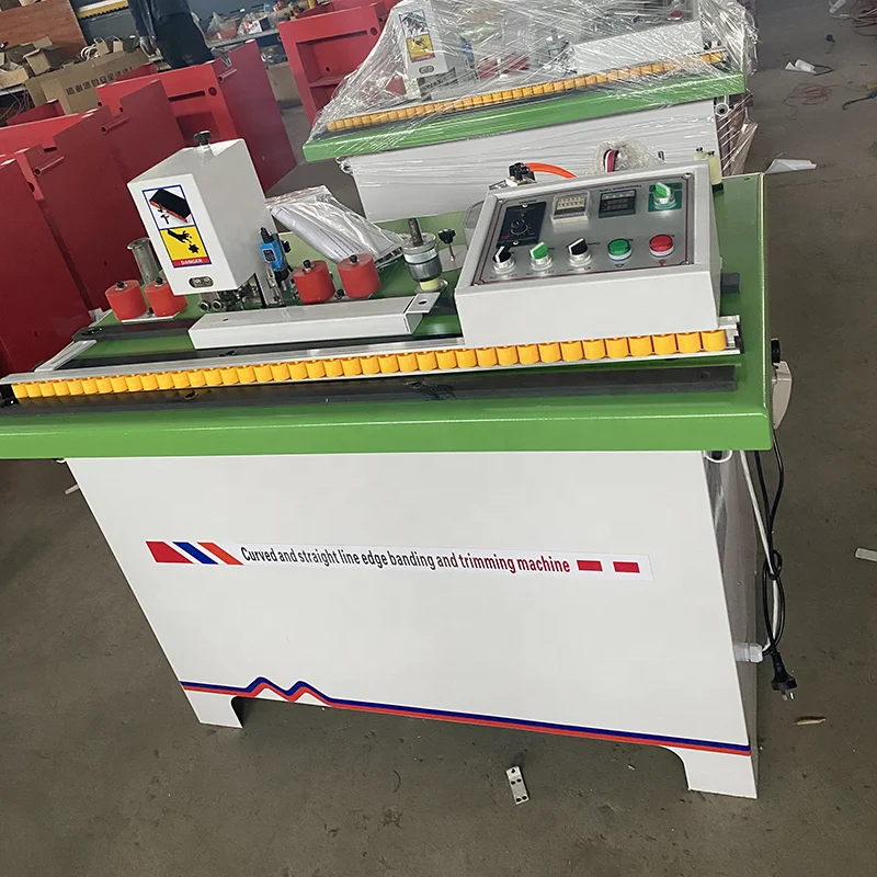 Portable Wood Plate Edge Banding Machine Wood PVC Flat Edge Banding Machine