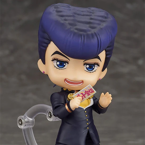 New 10cm Q Versions Jojos Bizarre Higashikata Josuke 1276 Anime Action Figure Collection Model Toy Spot goods