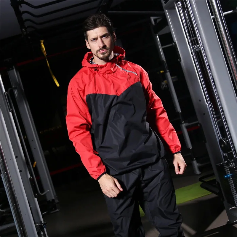 HOTSUIT Sauna Suit for Men Sweat Sauna Jacket Pant Gym Workout Sweat Suits