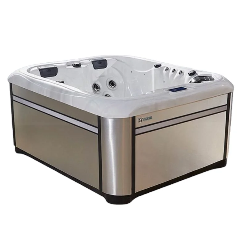 professional factory high quality solid surface adult spa massage indoor swimming pool for  BG-8891B