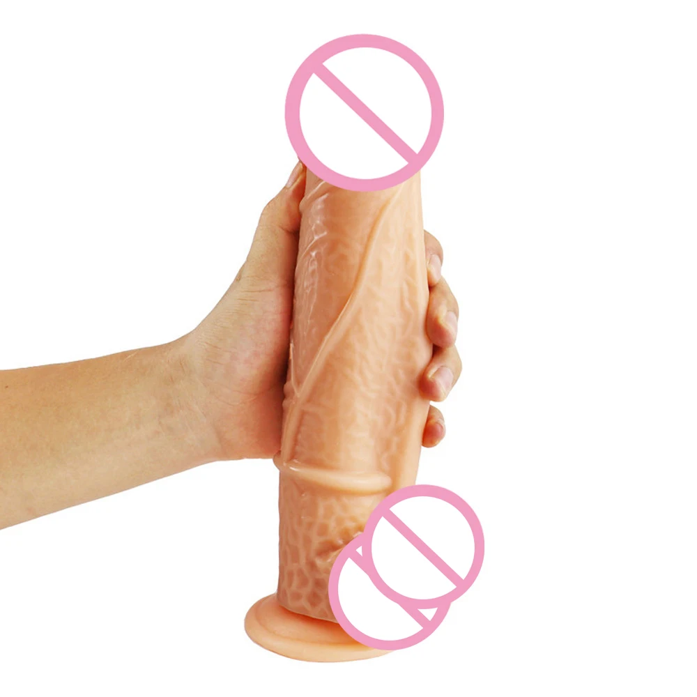Realistic Big Soft Silicone Black Huge Dildo Super Big Penis Clitoris Adult Masturbator Pussy Sex Toy For Women XXL Long Dildo
