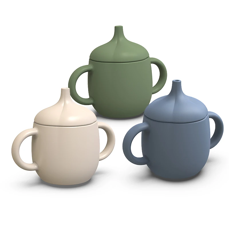 2023 New Factory OEM Bpa Free  Spoon Fork And Suction Plate Bowl Silicone Baby Tableware Feeding Weaning Baby