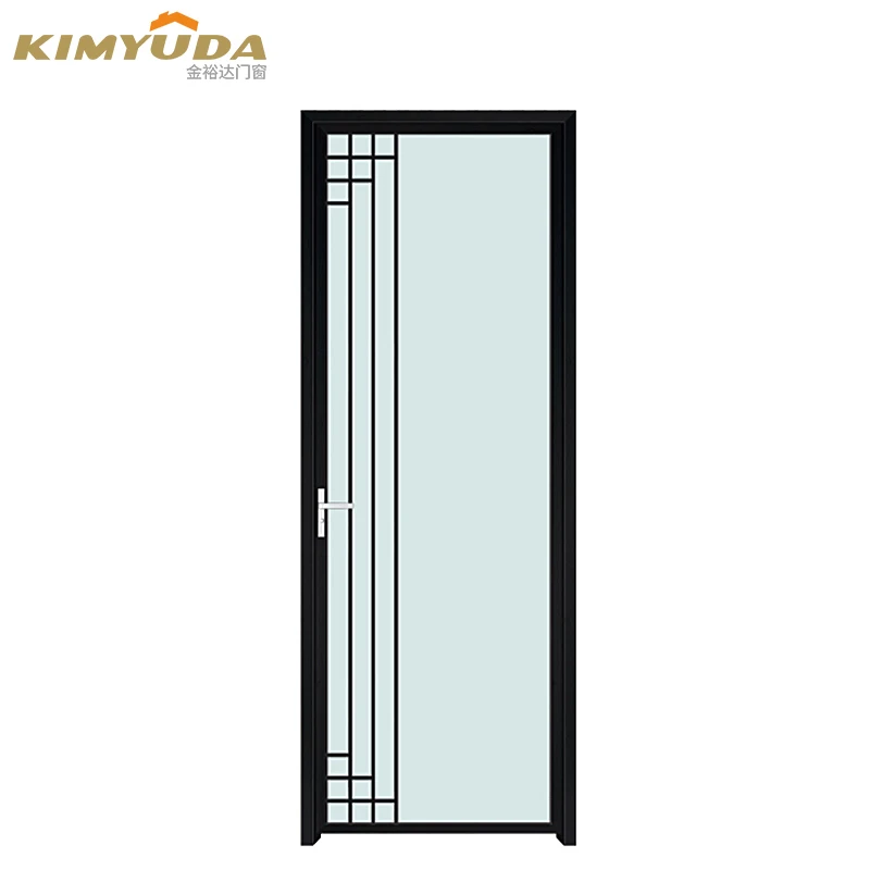 JYD toilet door design aluminium bathroom door Aluminium Hinged Doors