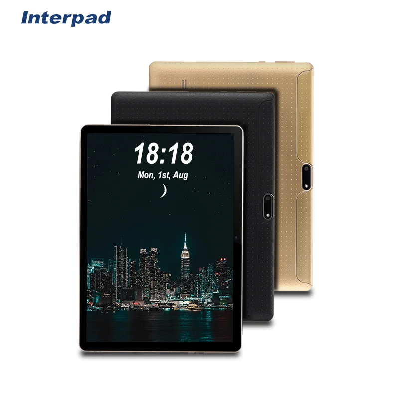 Interpad A109 new arrival 10.1 inch IPS screen global 4G premium CPU T710 phone call Android 10.1 Android OS HD tablet computer