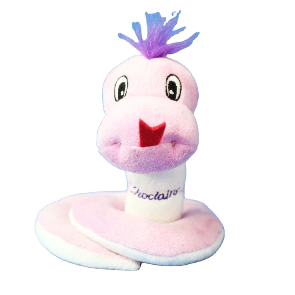 Top Selling Reliable wholesale Custom Stuff Animal Plush Toys Pink Snake Animal Stuffed Plush Doll For Kids