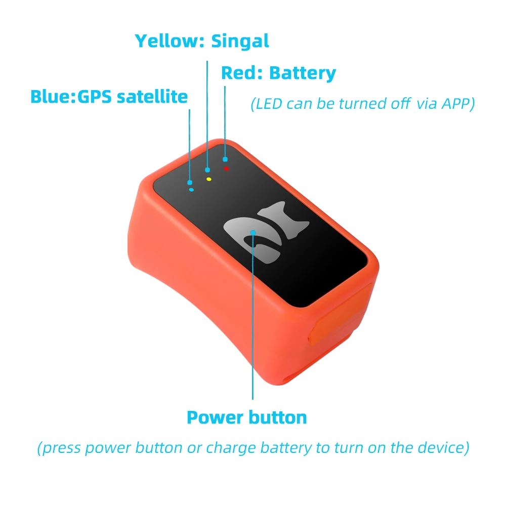 Factory OEM G68P Waterproof Pet Dog Cat GPS Tracker 4G With Free APP Collar For Pets Real Time Tracking Activity Monitoring