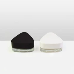 5ml Thick Black Glass Square Cube Containers with Black Child Resistant Lids - Concentrate Jars for Oil, Lip Balm, Cosmetics