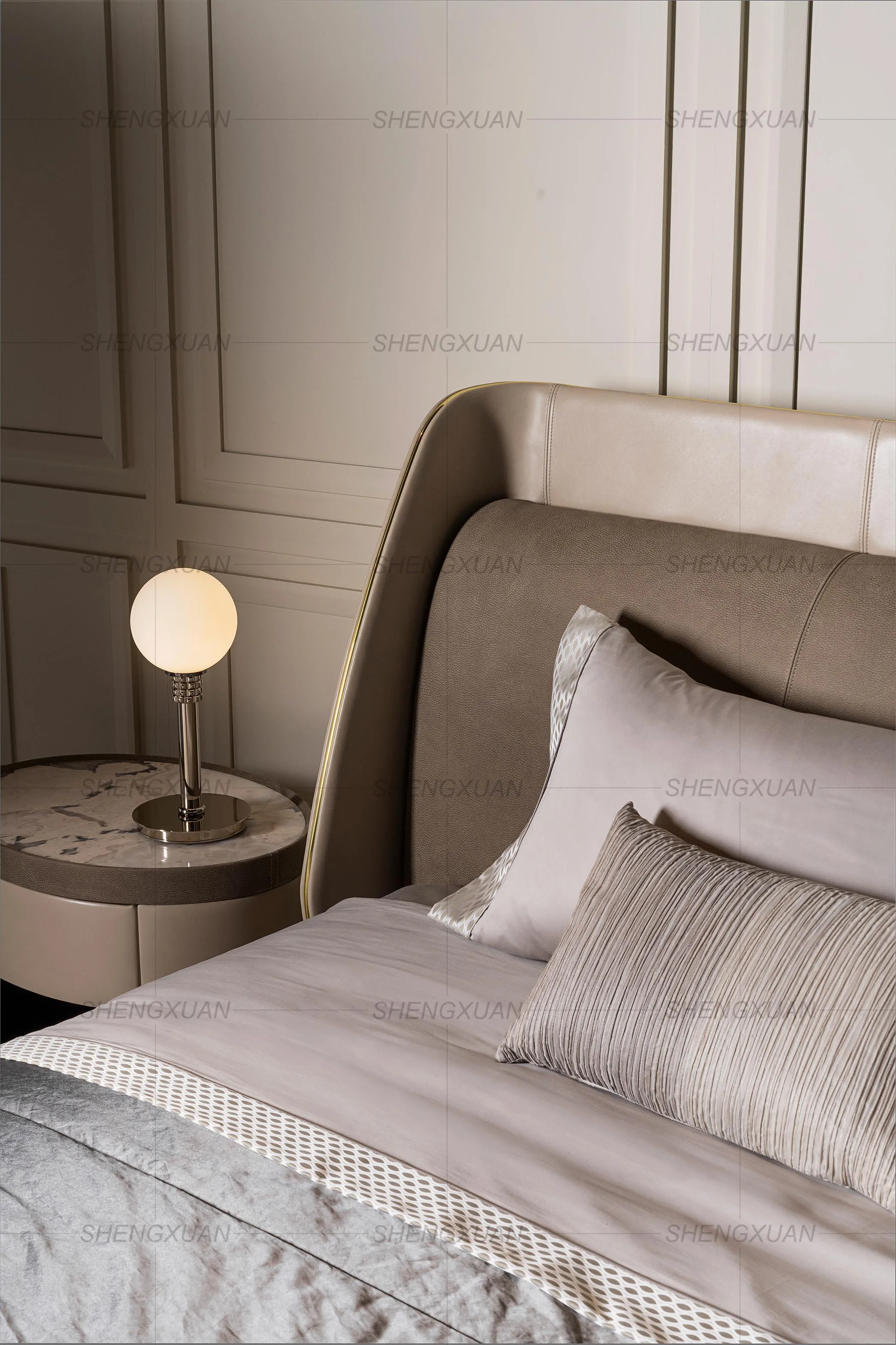 Italian King Bed Sets Luxury Bedroom Queen Size Bed With Frame And Mattress Bed Furniture Modern