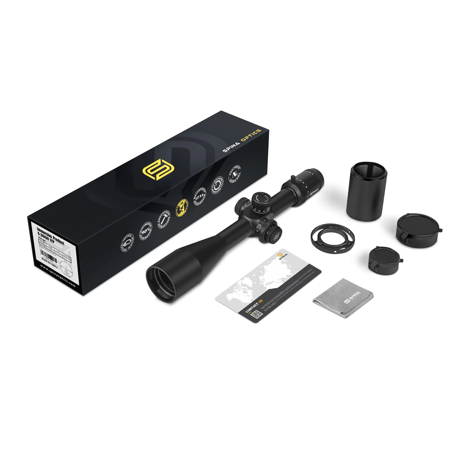 6-24x50 FFP IR FMC Customized OEM Hunting Telescopic Sight Scope