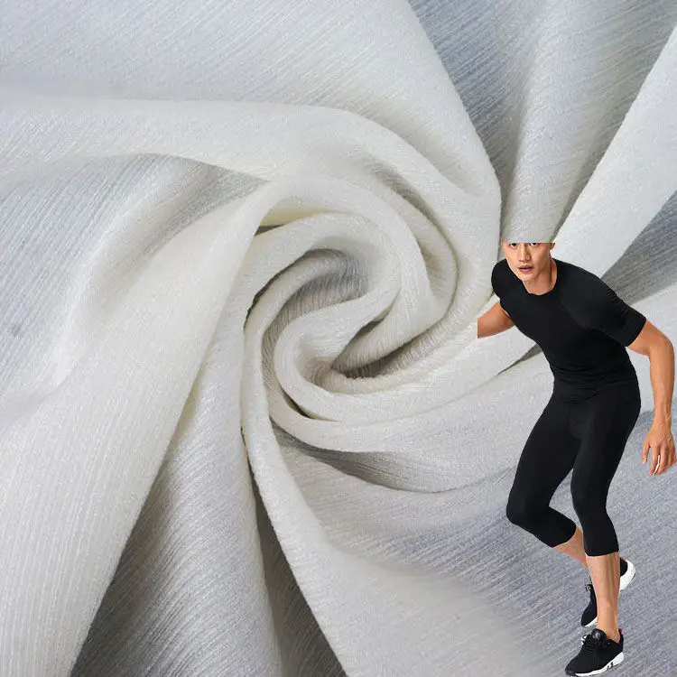 New Strech Elastane Warp Knitted polyester Fabric For sportswear